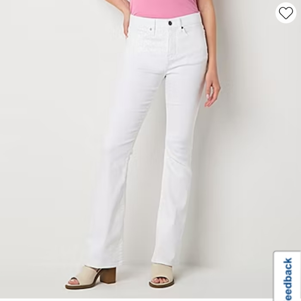 a.n.a White Flare Jeans